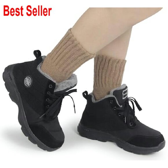 Thick Warm Cozy Crew Socks Winter Boot Socks Ultra Plush Fuzzy Minimal - Picture 7 of 8